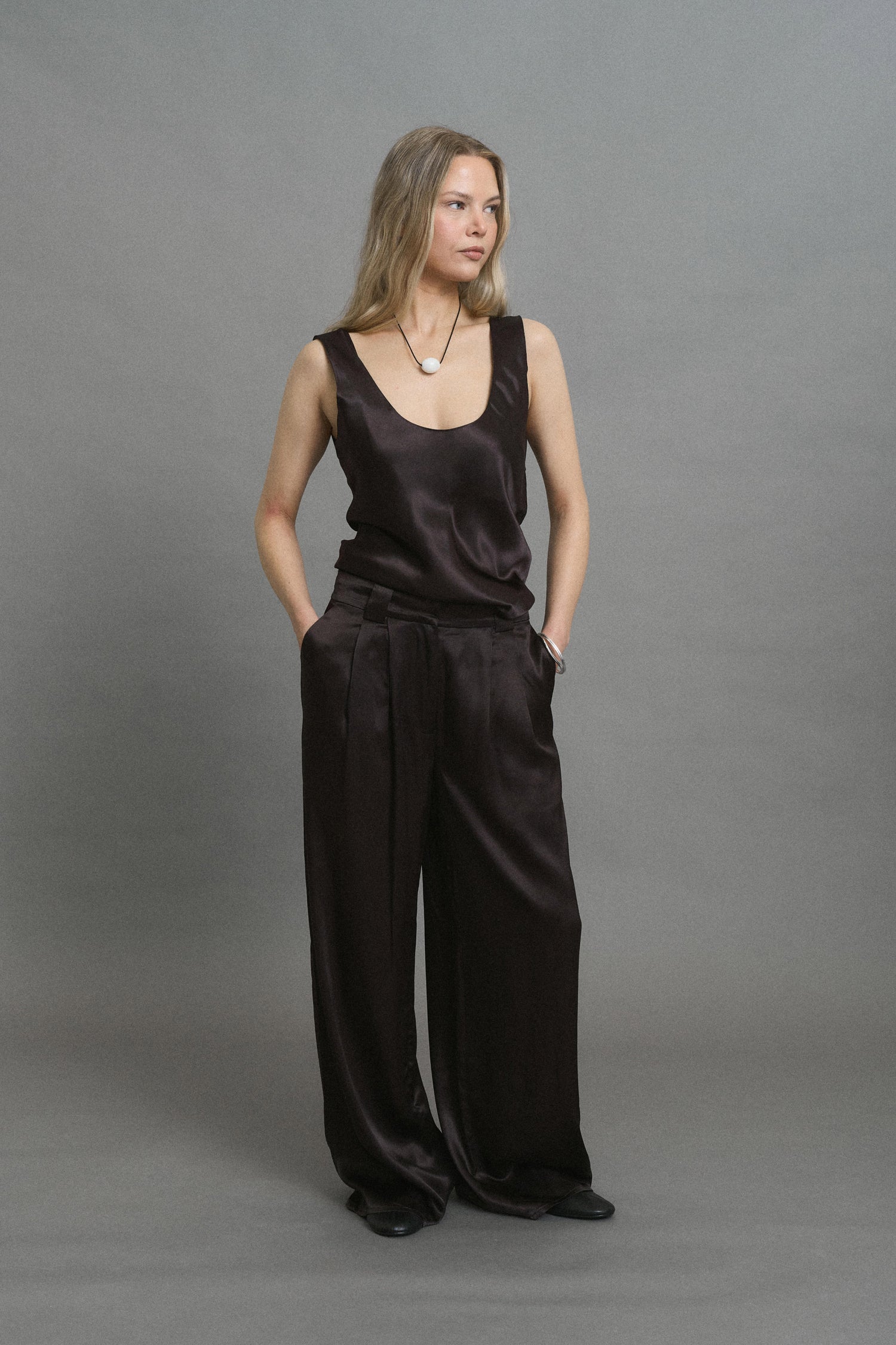 Carla Satin Trousers