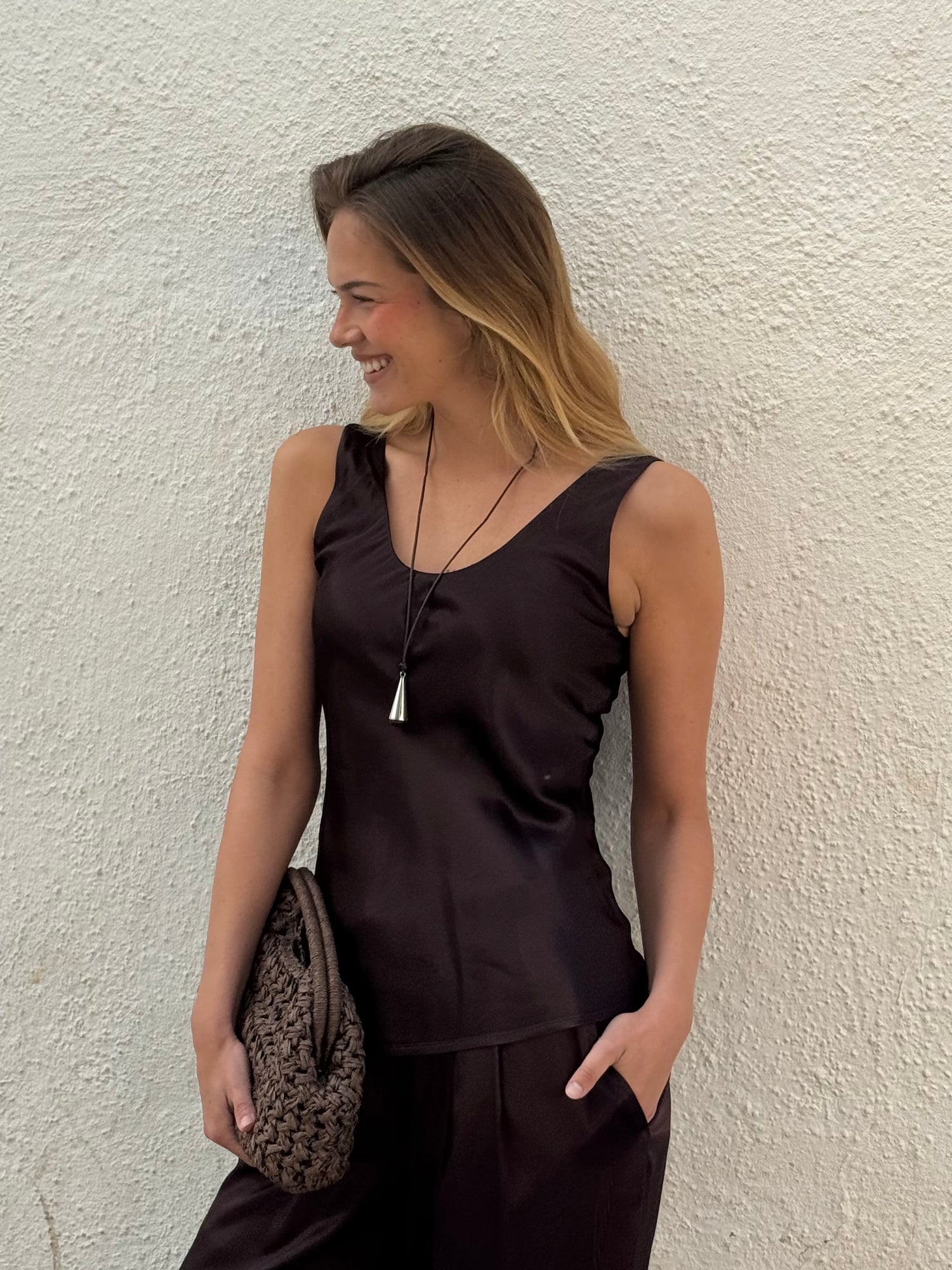 Carla Satin Top